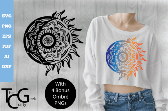 Download Sun and Moon Mandala SVG | Celestial - Mandala svg Collection