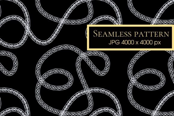 Download Bohemian Pattern with Silver Chains - Bohemian pattern Collection