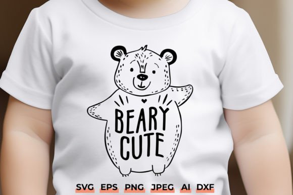 Download Beary Cute Baby Bear SVG DXF Cricut File - Premium Resources